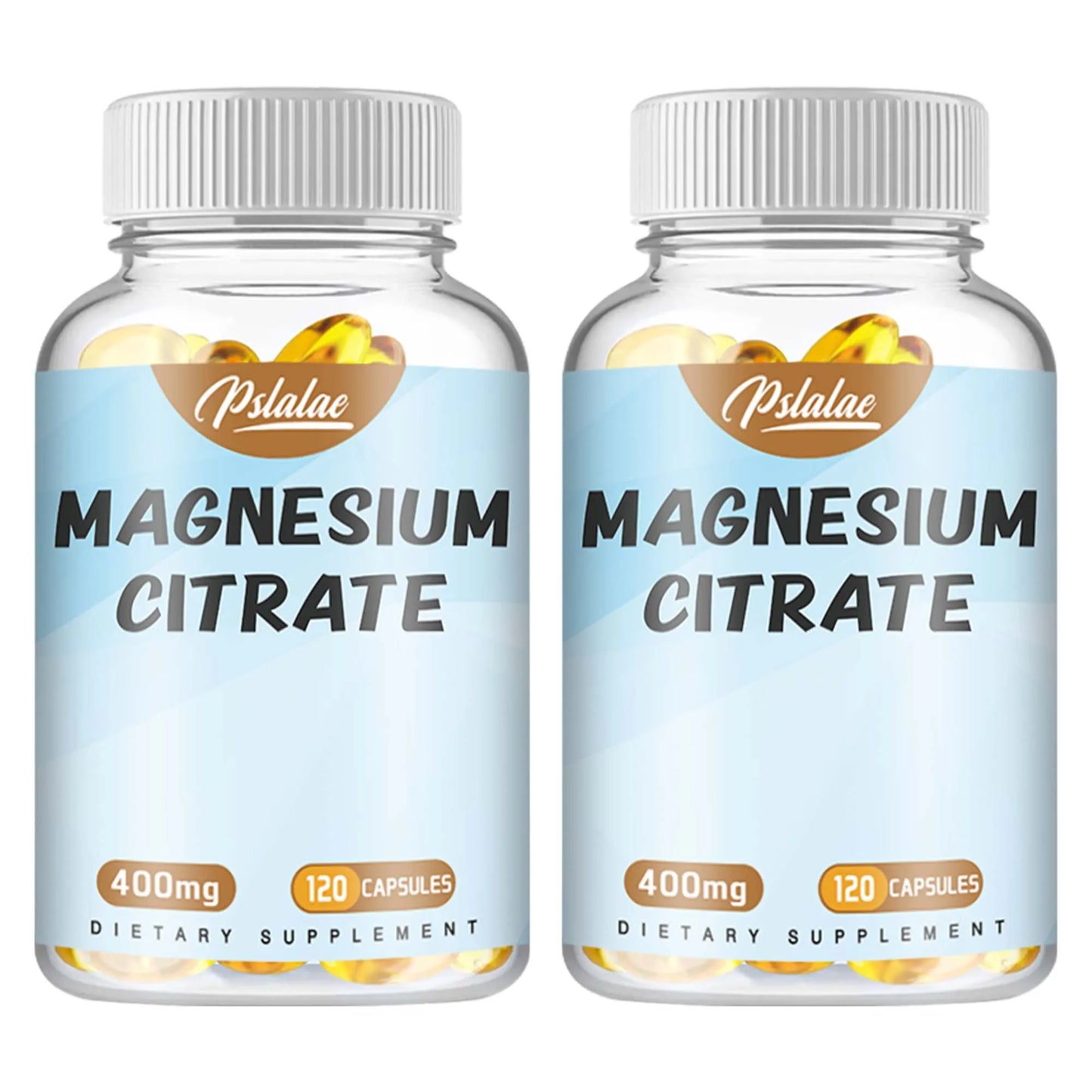 Magnesium Citrate Capsules - Supports Muscle, Nervous System, Bone, Heart Health and Energy - 120 Capsules