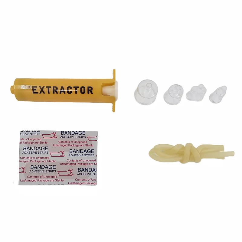 Venom Extractor Snake Insect Bite First Aid Kit Outdoor Emergency Survival Rescue Wild Venomous Bee Bite Vacuum Detox Pump