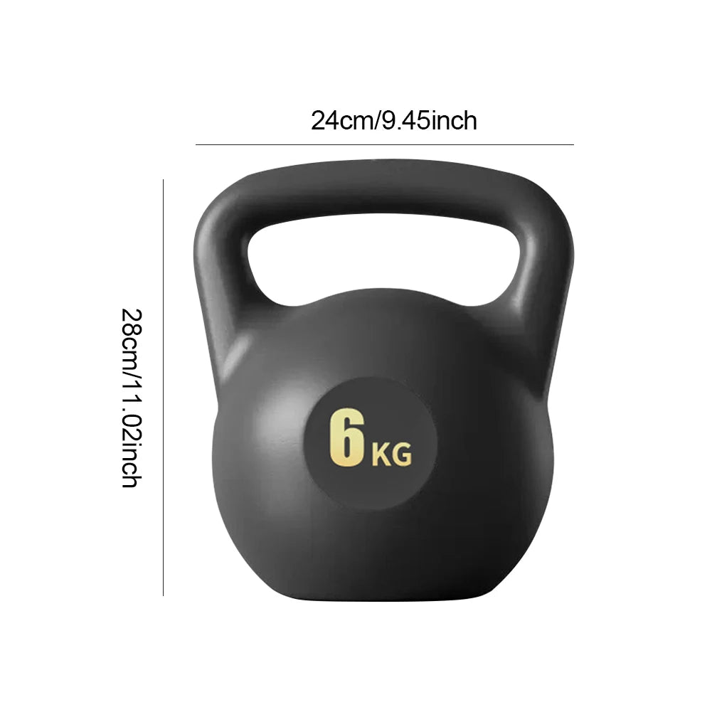 Water-filled Kettlebell Soft Kettlebell Shock-Proof Kettlebell Weights Anti Slip Grip Hand Weights Home Gym Equipment 2-4/6KG