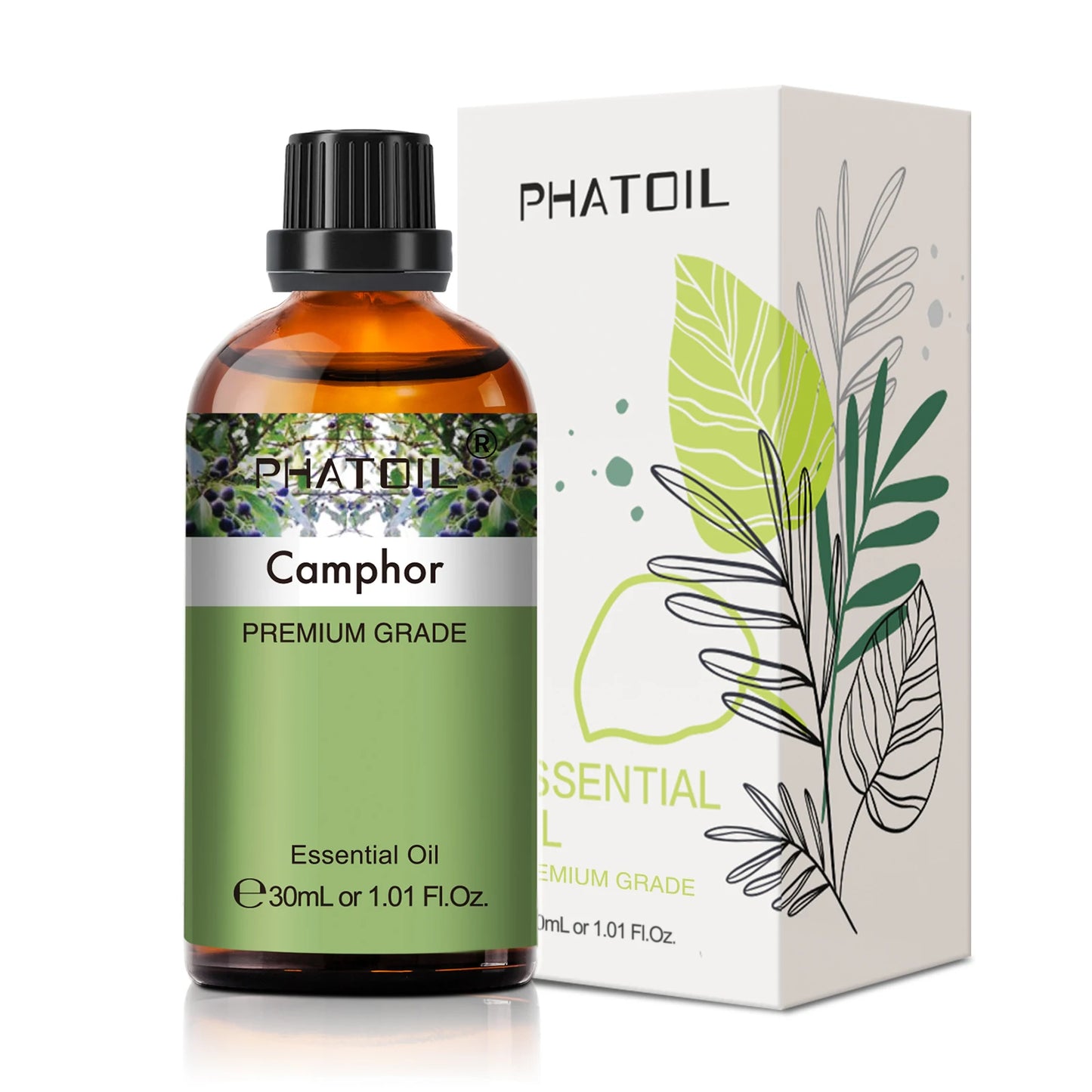 PHATOIL 1PCS Aromatherapy Essential Oil 30ml Lemon Eucalyptus Spearmint Australian Tea Tree Juniper Rose Aroma Essential Oils