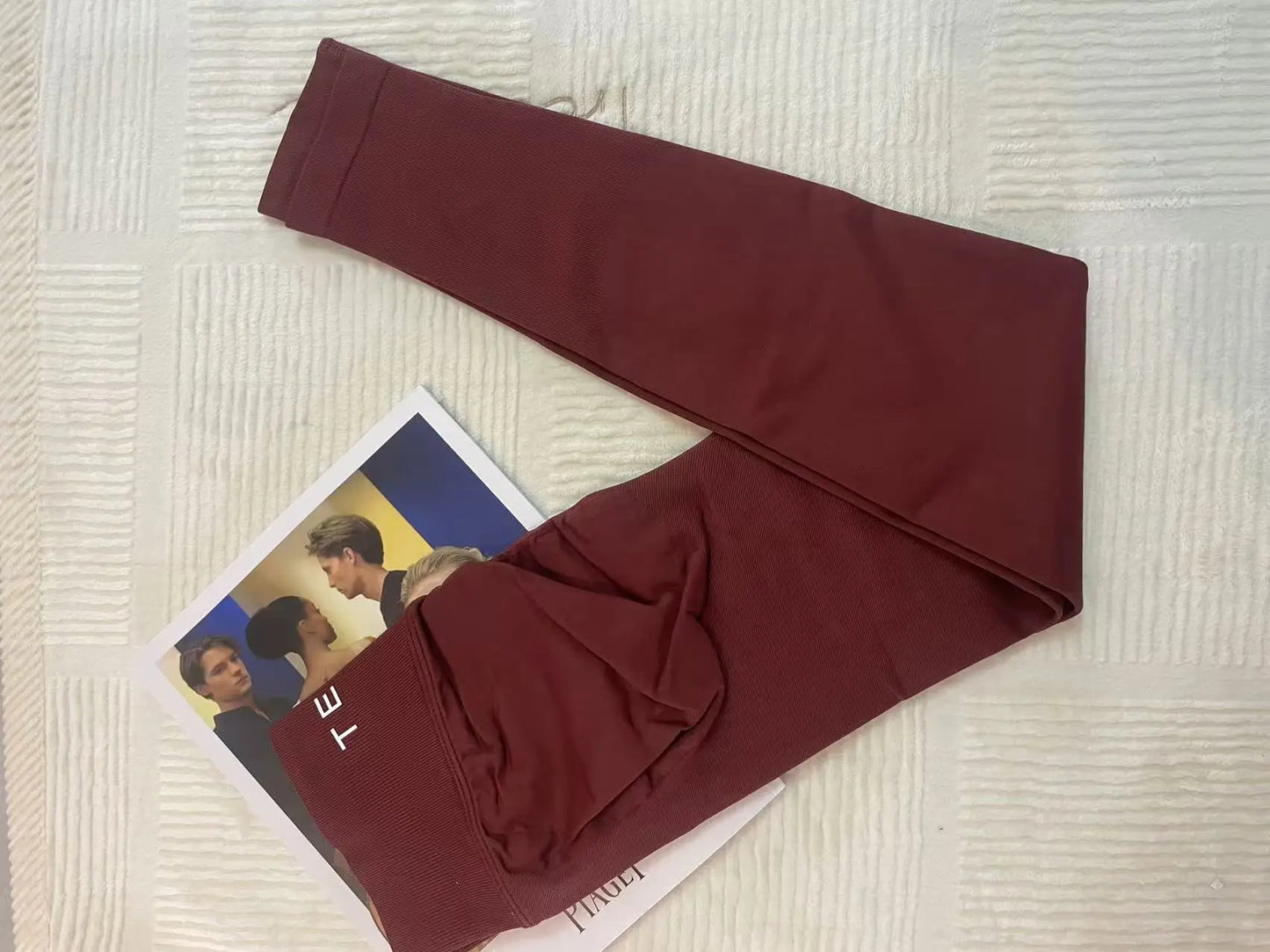 Seamless Yoga Pants Impact Leggings Women High Stretch Low Ribbed Band Scrunch Gym Leggings Fitness Sweat Wicking Workout