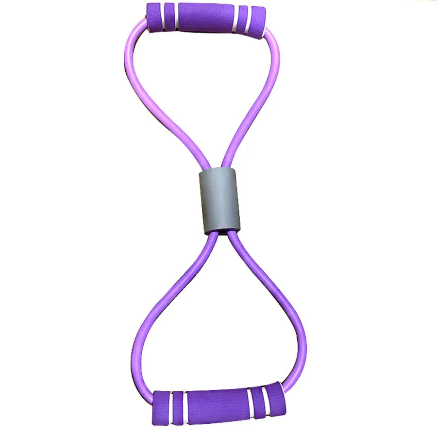 8 Word Chest Developer Yoga Elastic Band 8 shaped Fitness Tension Rope Open Shoulder Beautiful Back Rally Device Elastic Rope