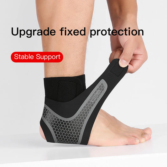 1 PC Ankle Brace Adjustable Compression Ankle Support Elastic Ankle Guard Pain Relief Strap Basketball Ankle Brace Support