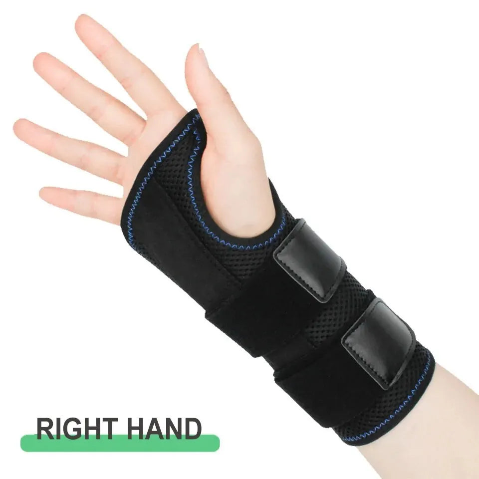 AOLIKES 1PCS Wrist Brace for Carpal Tunnel Arthritis, Wrist Support with Splints Compression Hand Support for Tendonitis Sprain