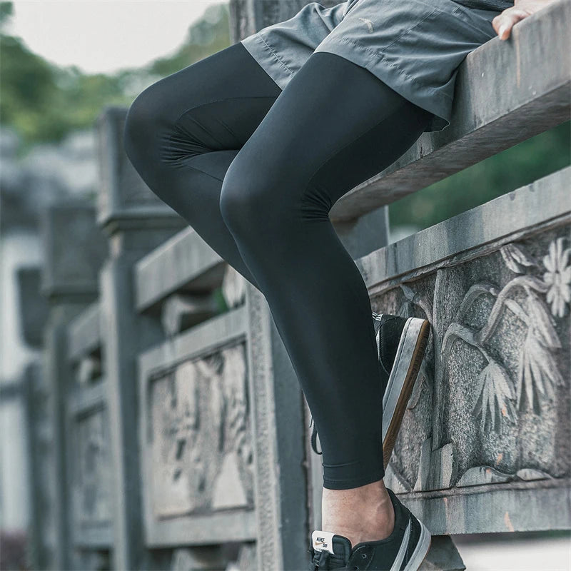 WEST BIKING Ice Silk Cycling Leg Sleeves Cool Breathable Men Women Outdoor Sports Running Fitness Anti-UV Leg Protection