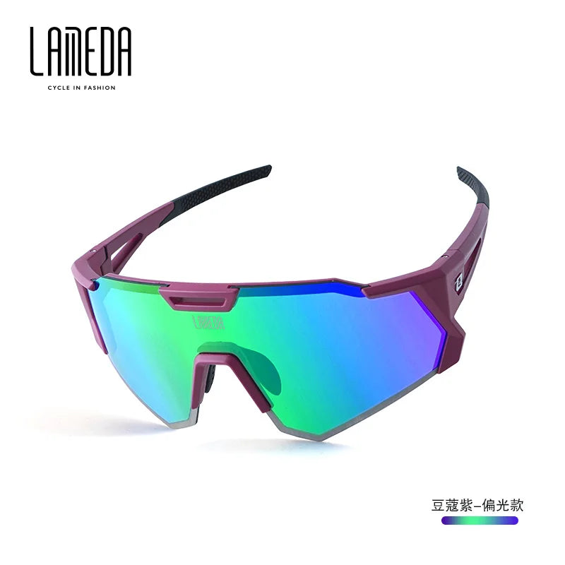 LAMEDA Polarized Cycling Sunglasses UV400 Protection Professional Sports Running Glasse MTB Road Biking Driving Glasses for Men