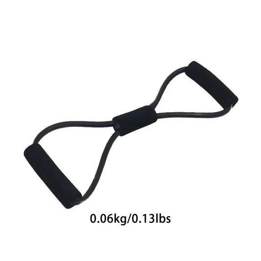 1 Pc 8-shaped Tension Rope Auxiliary Household Elastic Band with Handles Training Equipment For Leg Thigh Arm Strength Training