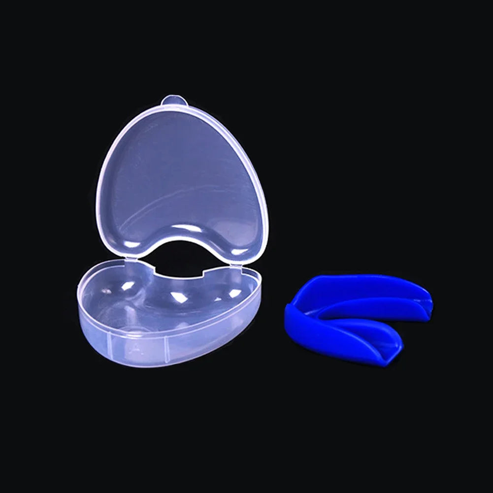 Sport Mouth Guard Teeth Protector Adults Mouthguard Tooth Brace Protection Basketball Rugby Boxing Karate With Plastic Case Box