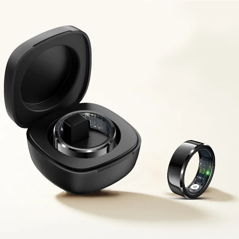 2025 R6Pro Smart Ring, Heart Rate, Blood Oxygen, Sleep&Blood Pressure Tracker, Bluetooth Oura Smart Ring iOS Android Compatible