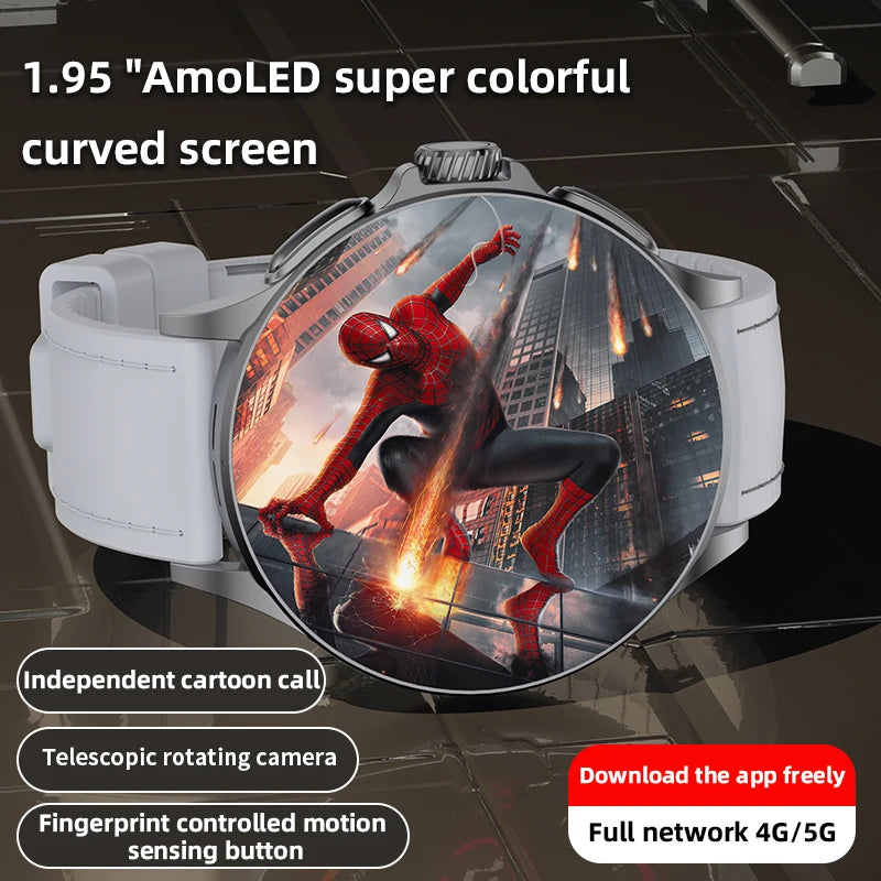 IMOSI 2025 Android Smart Watch Men GPS 4G/32G ROM Storage HD Dual Camera NFC 2G 4G SIM Card WIFI Wireless Fast Internet Access