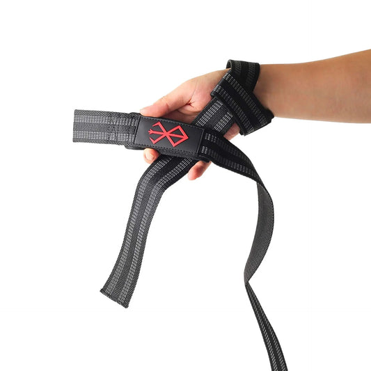 1 Pair Wrist Wraps Anti-slip Fitness Wrist Support Gym Strength Training Deadlifts Straps Pull Up Weightlifting Hand Band