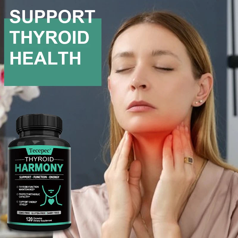 Thyroid Health Supplements Boost metabolism, relieve stress and brain fog, balance the body's metabolic function