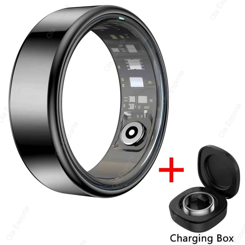 2025 New For Xiaomi Smart Ring Men Women, Heart Rate and Blood Oxygen Monitor Smartring IP68 & 5ATM Waterproof, Multi-sport Mode