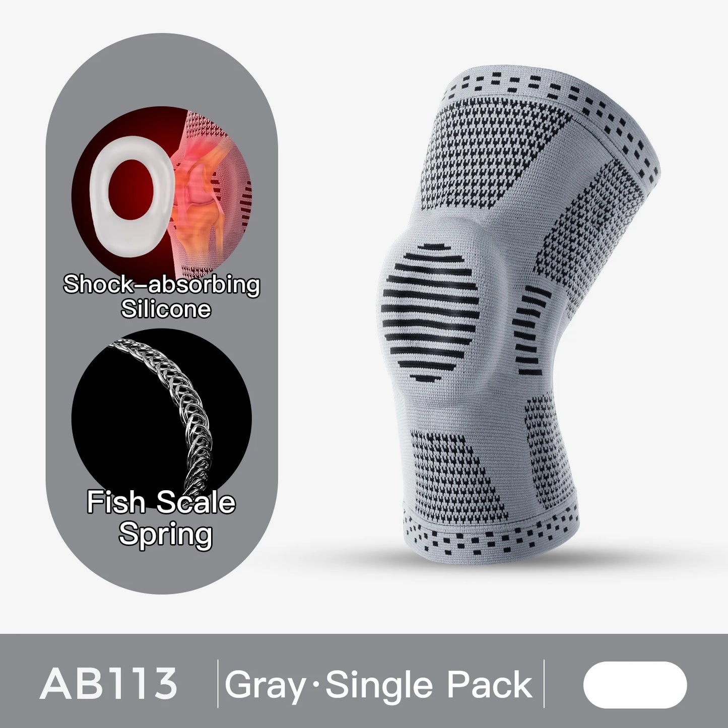 1PC Orthopedic Knee Pad Knee Brace Support Joint Pain Relif Patella Protector Adjustable Sport Kneepad Guard Meniscus Ligament