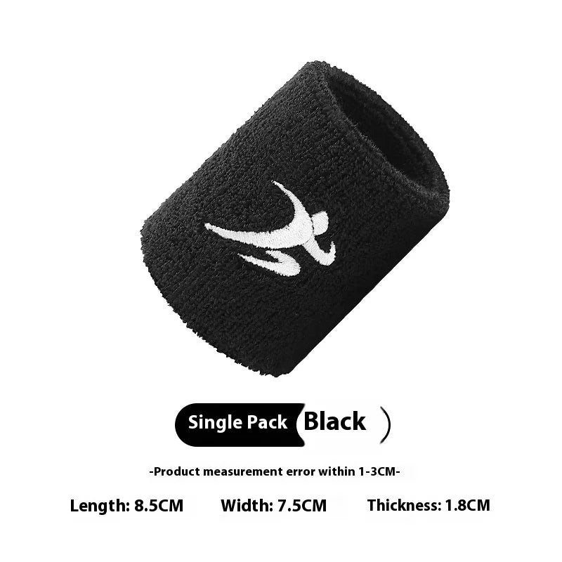 Sports wristbands for men and women, running, basketball, fitness, tennis, badminton, towels, breathable, sweat absorbing, high