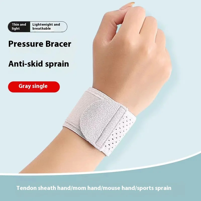 Sports wrist protector for women with twisted tendon sheath, badminton, basketball, fitness, lightweight, compressed, high elas