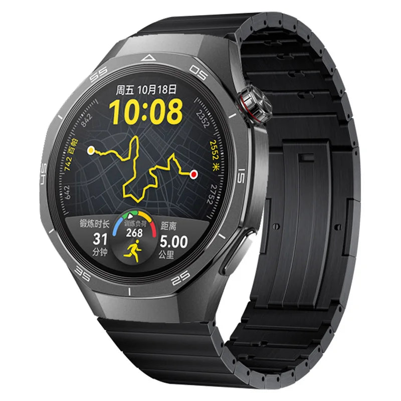 22mm Quick-release Titanium Strap for Huawei Watch GT5 Pro 46mm Replaceable Wristband for Huawei Watch GT5 4 2/4 3 Pro Bracelet