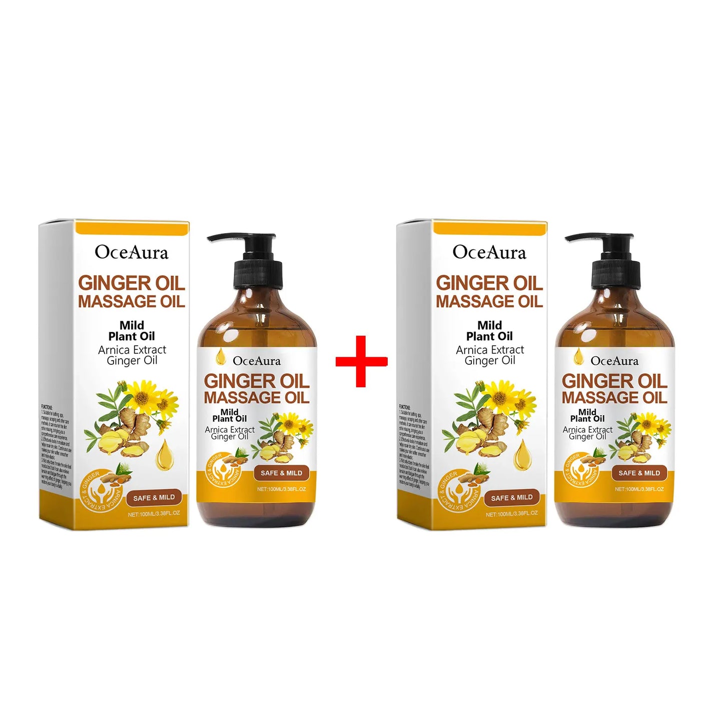 Ginger Essential Oil For Relaxing Body Massage Oil Relieve Muscle Fatigue Improve Rough Repair Damaged Skin Hydrating Essence