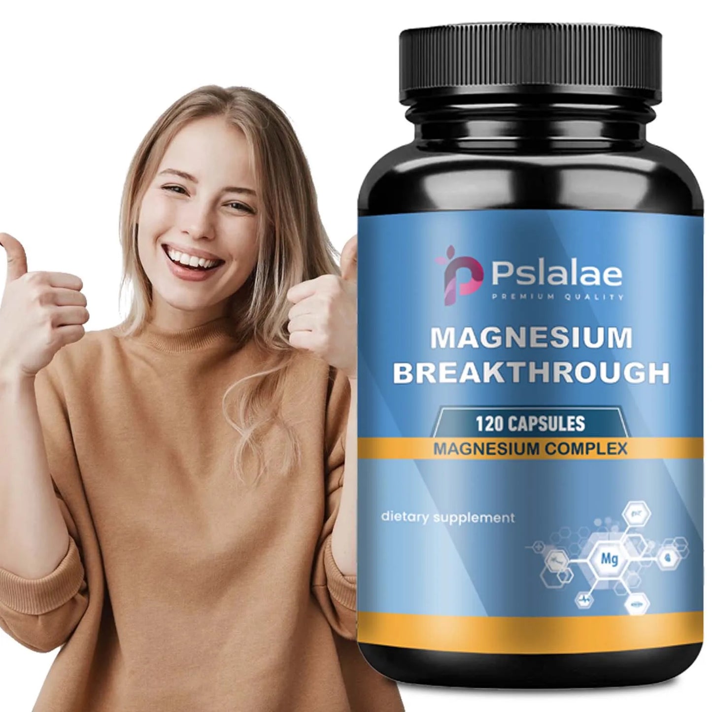 Multiple Magnesium Complexes Capsules - for Nerve, Muscle And Energy Support And Improved Sleep Quality - 120 Capsules