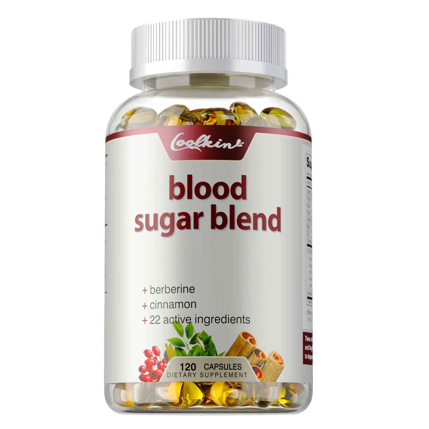 Blood Sugar Blend Capsules - Maintains Healthy Blood Sugar Levels and Supports Heart and Cardiovascular Health - 120 Capsules