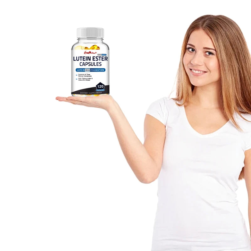 Lutein Ester - with Lutein & Zeaxanthin - Eye Health Support Supplements to Promote Healthy Vision - 120 Capsules