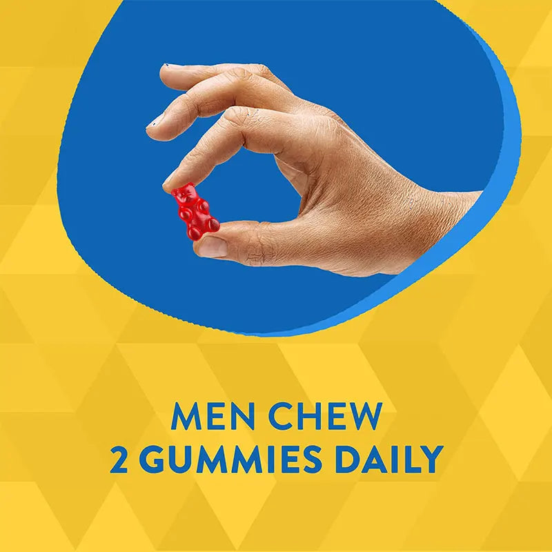 Men's Multivitamin Gummies - Supports Energy Metabolism and Muscle Function, and Enhances Immunity - 60 Gummies