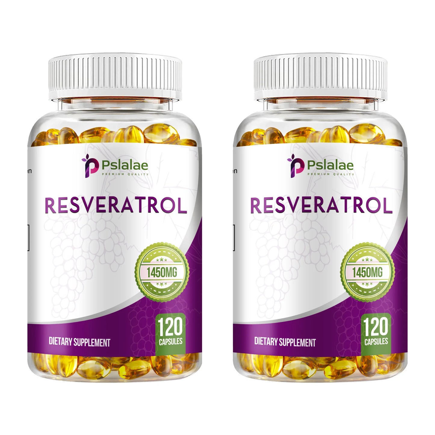 Resveratrol - Enhance The Immune System, Promote Skin Smoothness, Metabolism - 120 Capsules