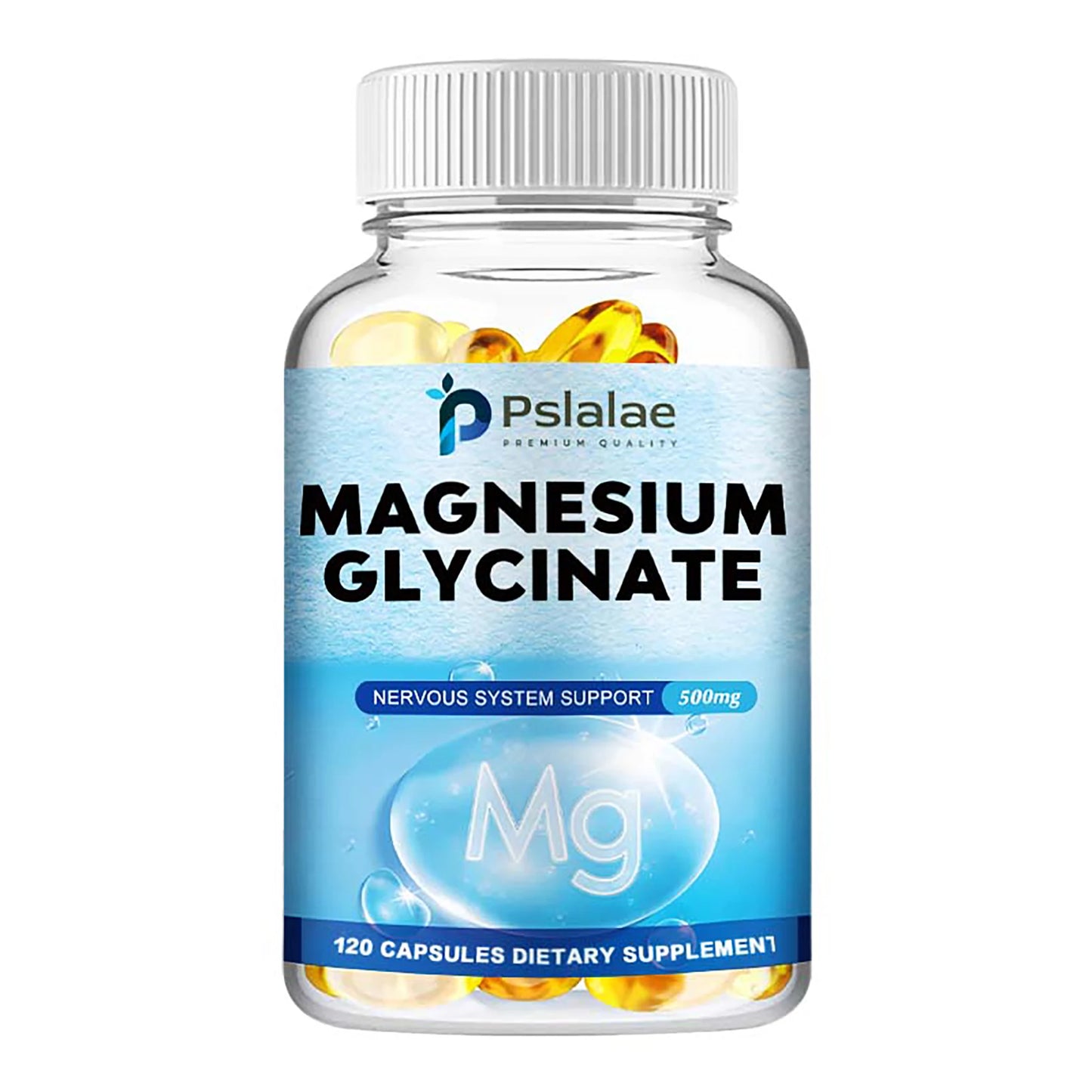 Magnesium Glycinate - Supports Muscle, Nerve, Joint and Heart Health, Promotes Deep Sleep, with Vitamin D3, Zinc - 120 Capsules