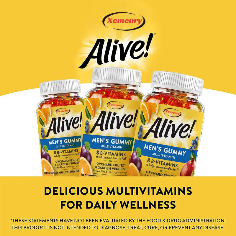 Men's Multivitamin Gummies - Supports Energy Metabolism and Muscle Function, and Enhances Immunity - 60 Gummies