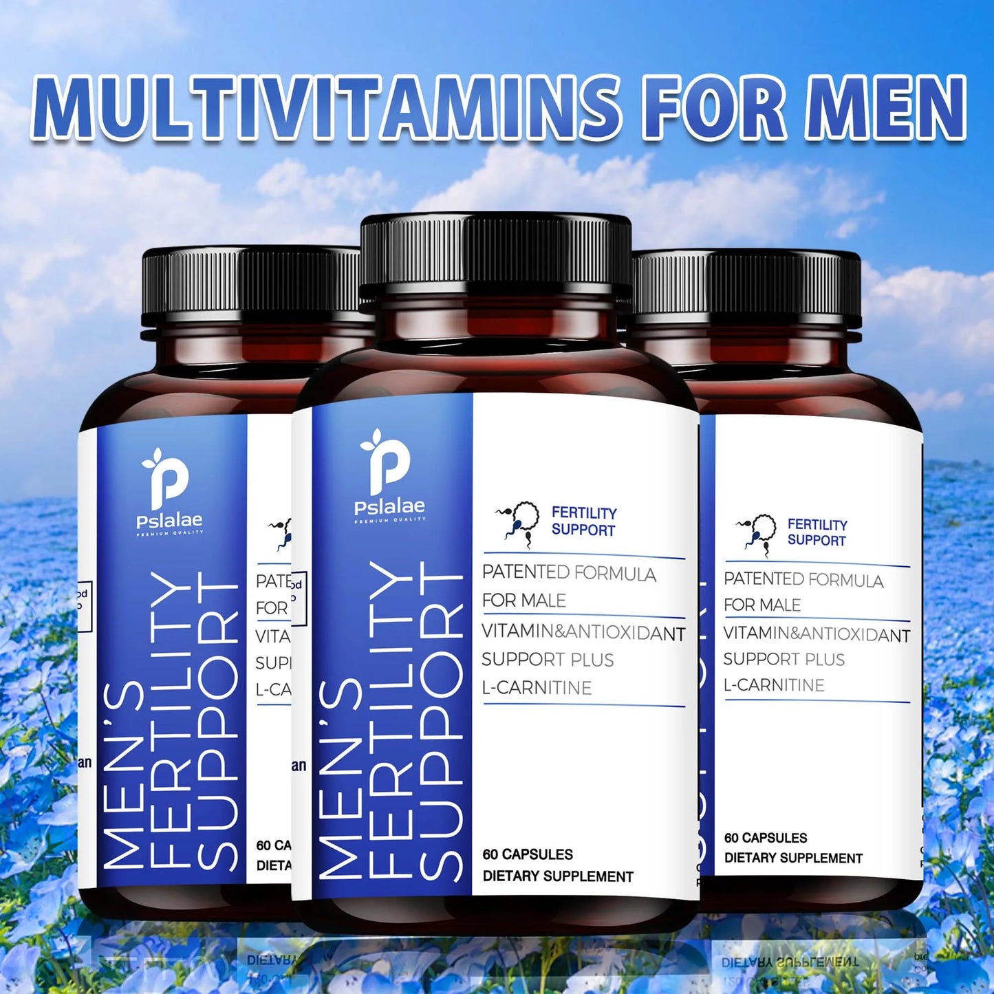 Male Fertility - Support Male Reproductive Health, Maintain Physical Condition, Enhance Strength and Endurance - 60 Capsules