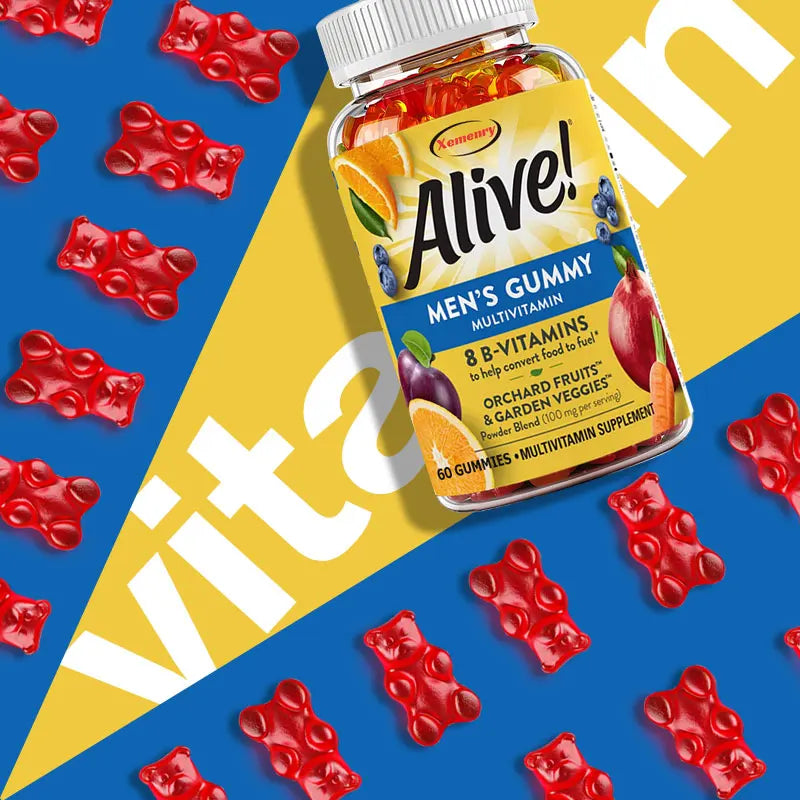 Men's Multivitamin Gummies - Supports Energy Metabolism and Muscle Function, and Enhances Immunity - 60 Gummies