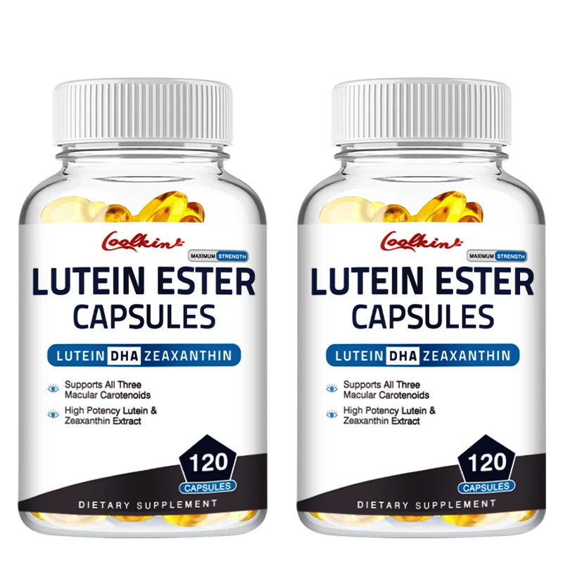 Lutein Ester - with Lutein & Zeaxanthin - Eye Health Support Supplements to Promote Healthy Vision - 120 Capsules