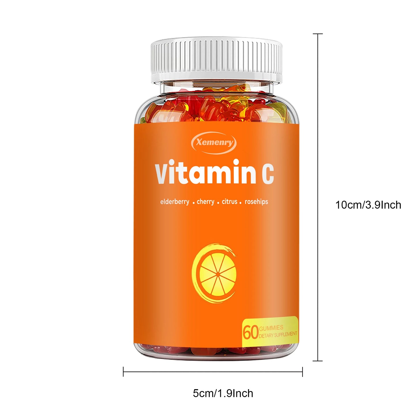 Vitamin C Gummies - Powerful Antioxidants for Skin Nutrition Health Immune Health Brighten Skin - 60 Gummies