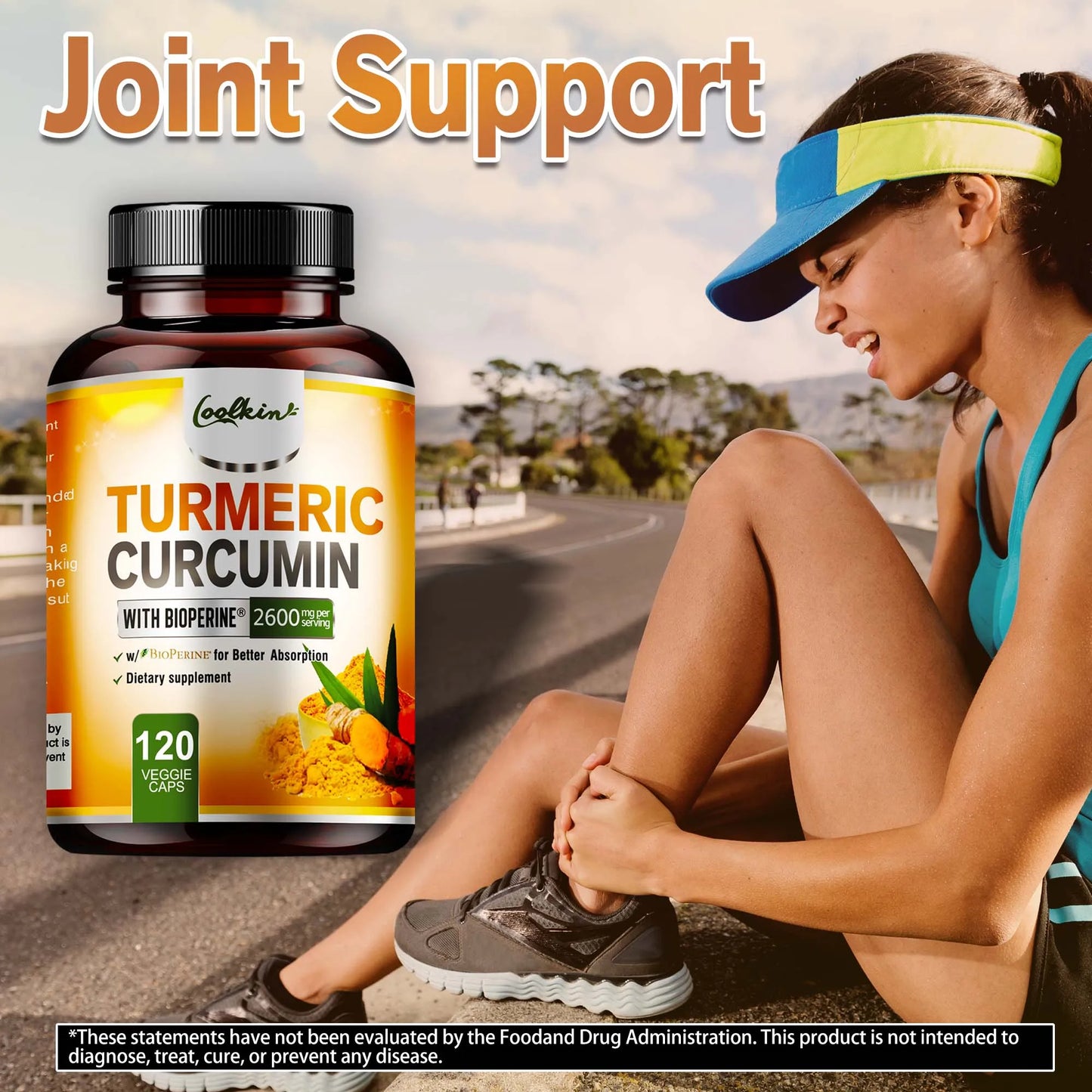 Turmeric Curcumin - 95% Curcumin & Bioperine - Highly Absorbable Turmeric Supplement, Joint & Digestion Health - 120 Capsules