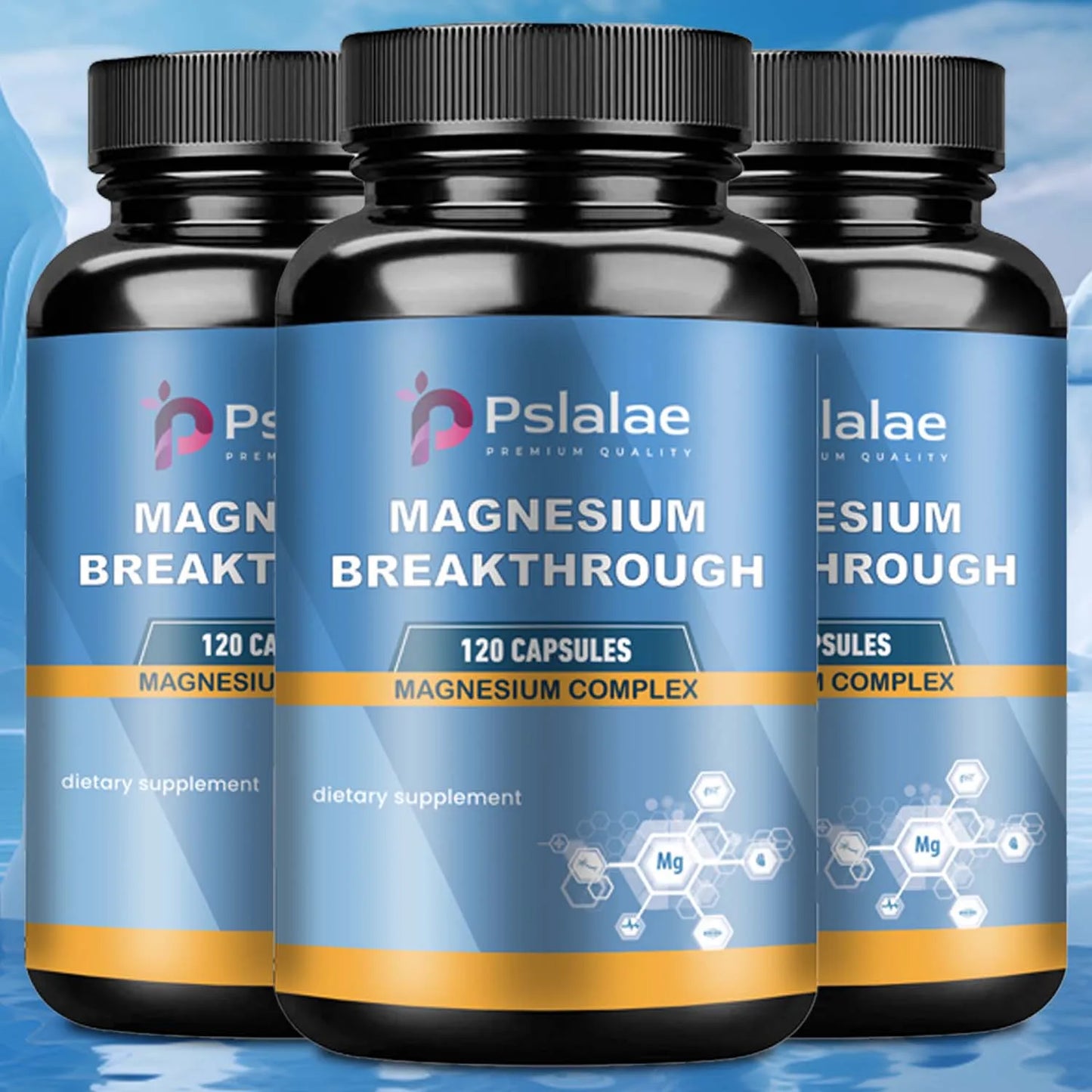 Multiple Magnesium Complexes Capsules - for Nerve, Muscle And Energy Support And Improved Sleep Quality - 120 Capsules