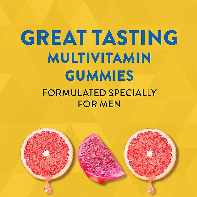 Men's Multivitamin Gummies - Supports Energy Metabolism and Muscle Function, and Enhances Immunity - 60 Gummies