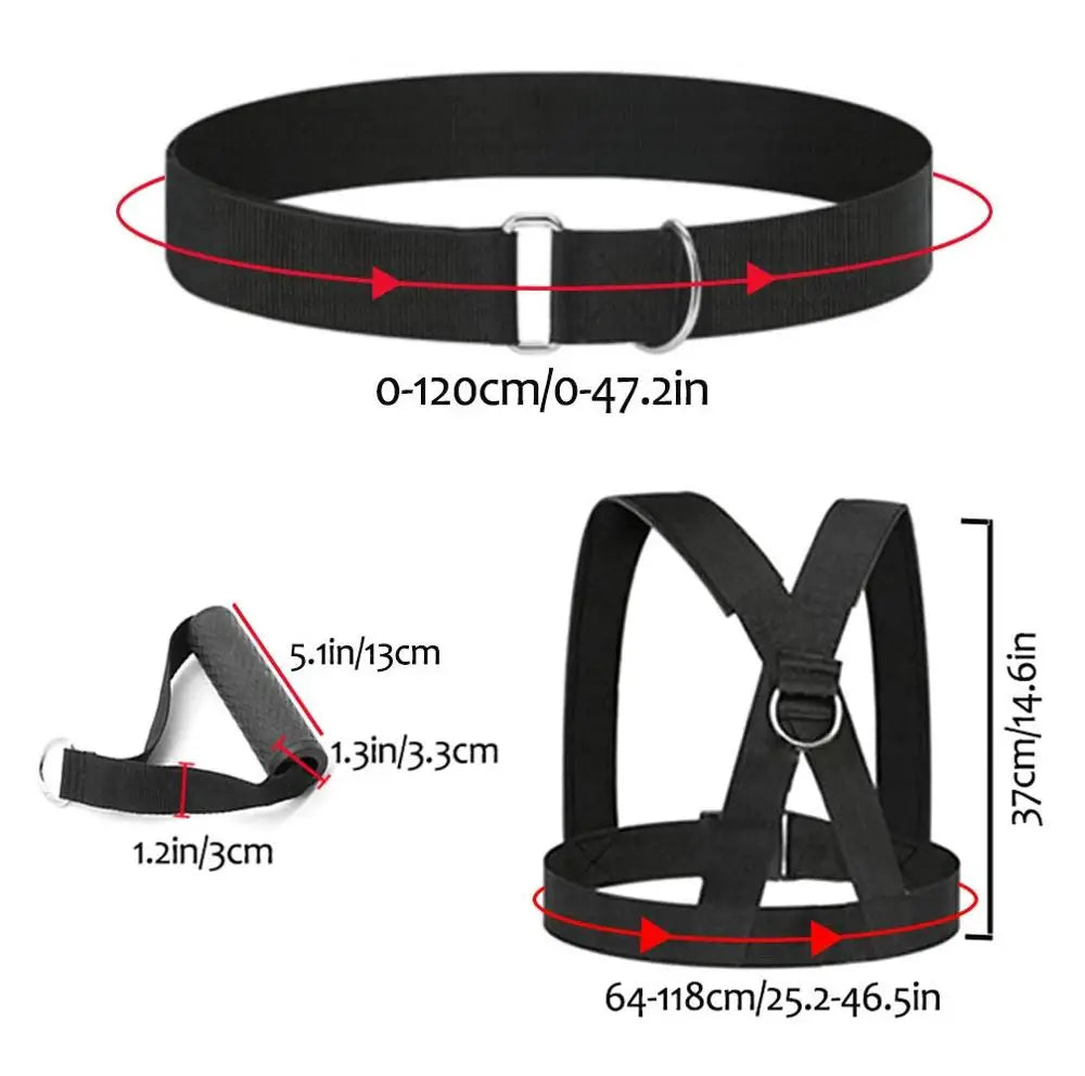 Bungee Resistance Cord Set Fit Teamwork Hockey Resistance Bands Fencing Vertical Jumps Lateral Movement Sprint Training