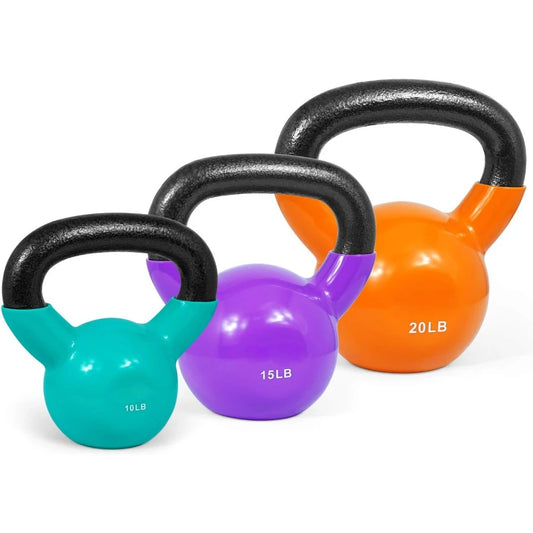 Kettle Bell Set, Suitable for Full Body Exercise Equipment Push Ups, Grip Strength Training, Dumbbell Weightlifting Exercises