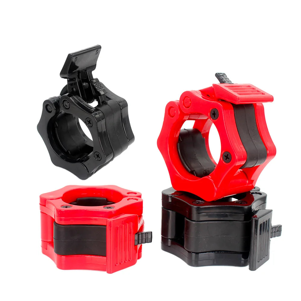 1“/2" Dumbbell Clips Barbell Clamp Collars Quick Release Standard Barbell Clip Non-Slip Lock for Gym Weightlifting Powerlifting