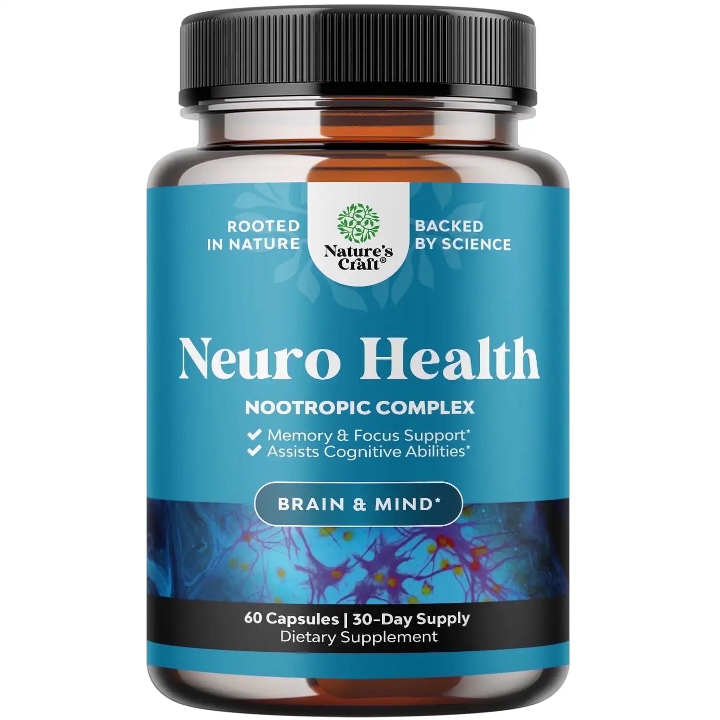 Multivitamin Supplement, Advanced Nootropics for Memory and Focus - Synergistic Mental Energy, Enhanced Cognitive Performance