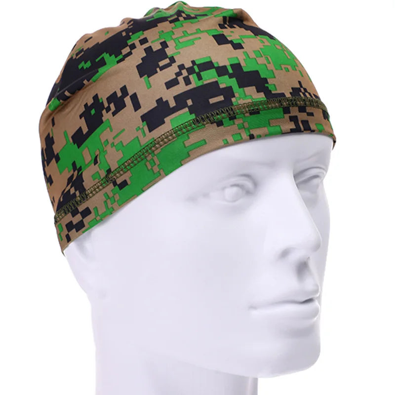 Unisex Quick Dry Helmet Cycling Cap, Anti-UV, Anti-Sweat, Sports Hat, Motorcycle, Bike Riding, Bicycle, Unisex Inner Cap