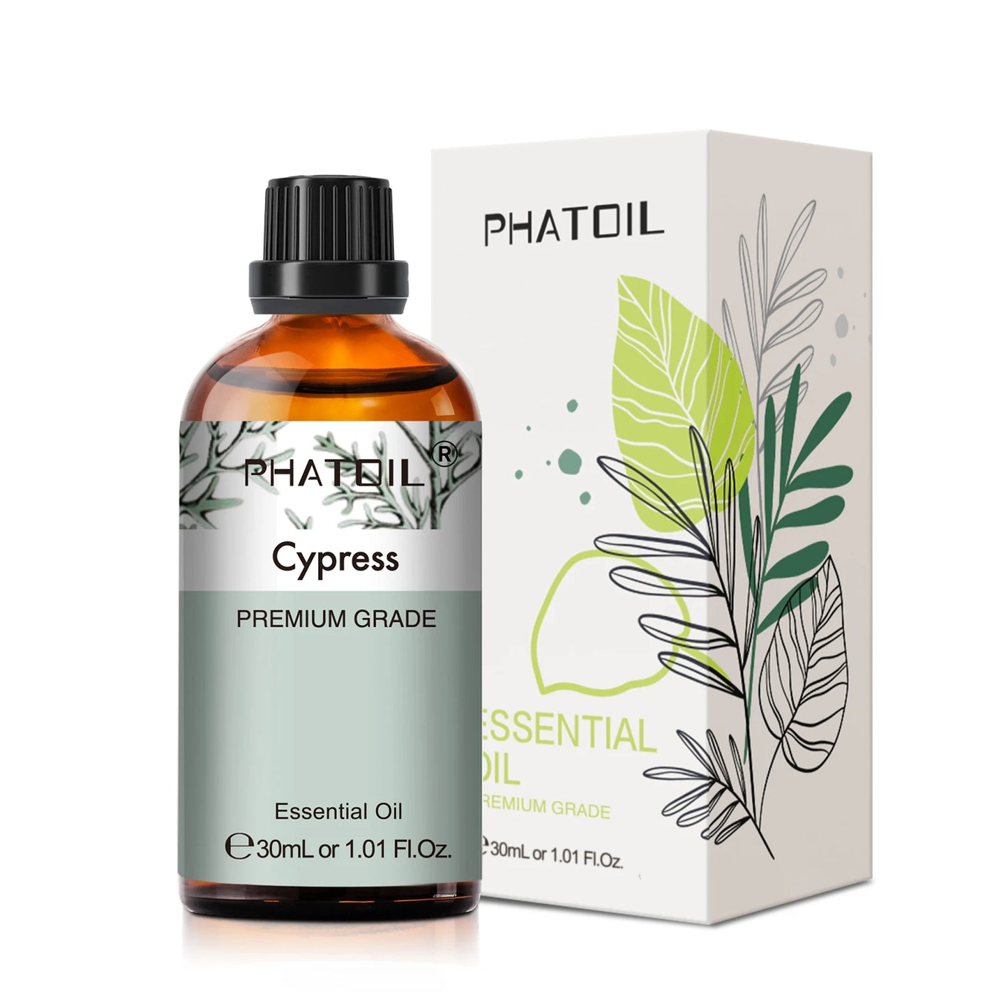 PHATOIL 30ml Aromatherapy Essential Oil Lavender Eucalyptus Vanilla Sweet Orange Aroma Oils For Diffuser Candle Making DIY Soap