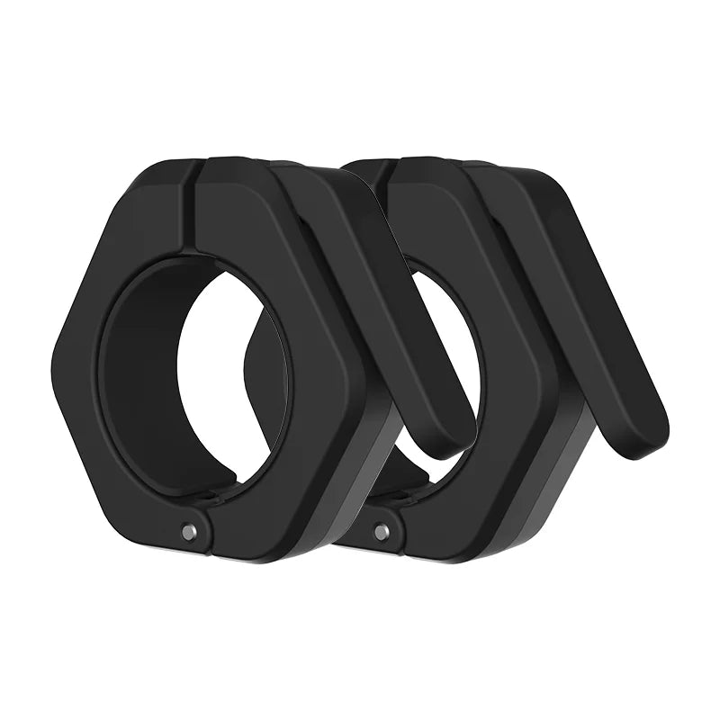 Quick Release Barbell Clamps Spin lock Barbell Collars Weight Bar Clips for Weightlifting and Strength Training