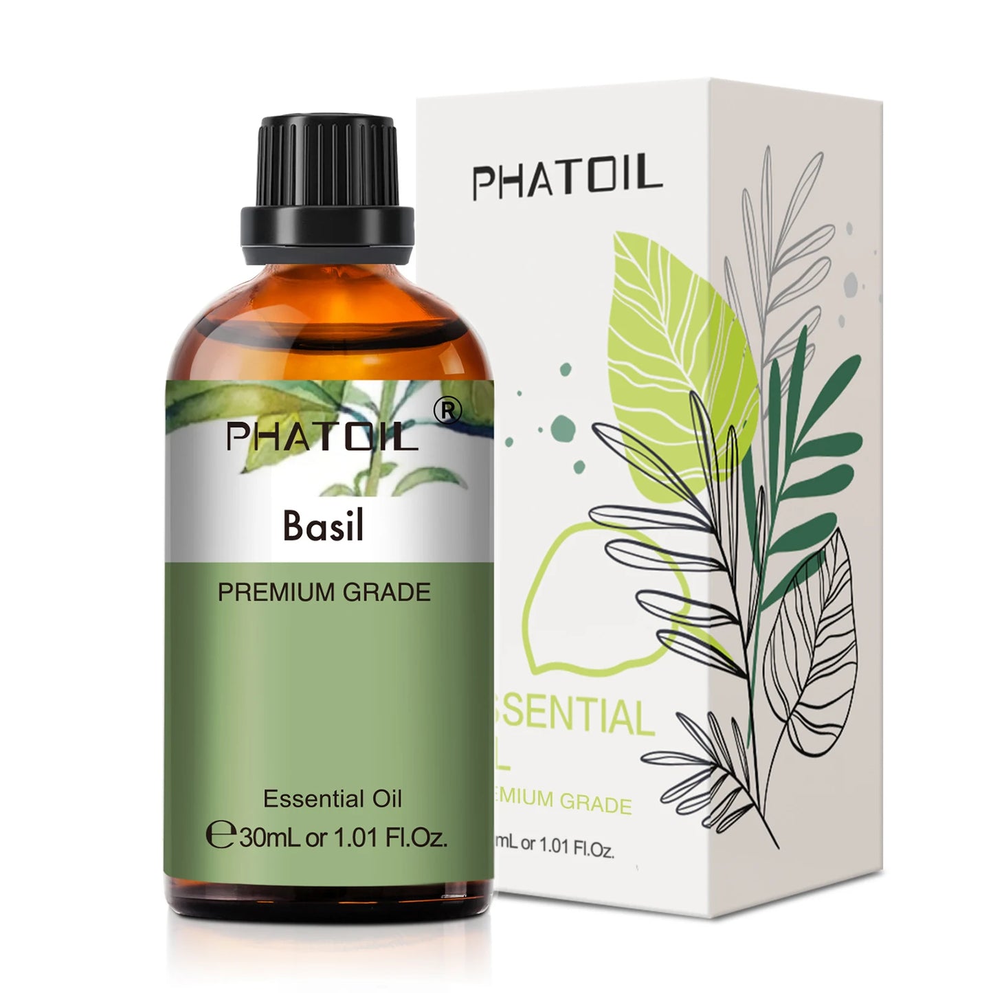 PHATOIL 1PCS Aromatherapy Essential Oil 30ml Lemon Eucalyptus Spearmint Australian Tea Tree Juniper Rose Aroma Essential Oils