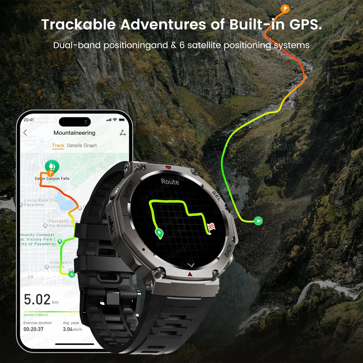 2025 New T-Rex 3 GPS SmartWatch Ultra Men 10ATM IP69K Waterproof Smartwatch Compass Altimeter Barometric Bracelet For HUIAWE IOS