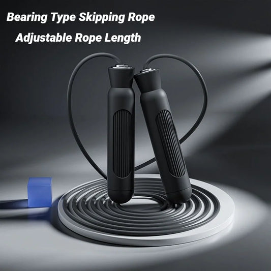 Adjustable Jump Rope For Speed Skipping Exercise Weight-Loss Fitness Women Men And Kids Ropea Length Steel Ropes With Bearings