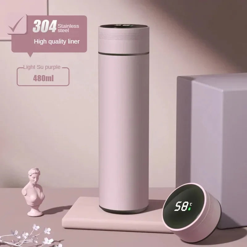 500ML Stainless Steel Thermos Cup with Separator 316 Smart Cup High Value Gift Cup Coffee Cup Father's Gift Cold Cup To Business