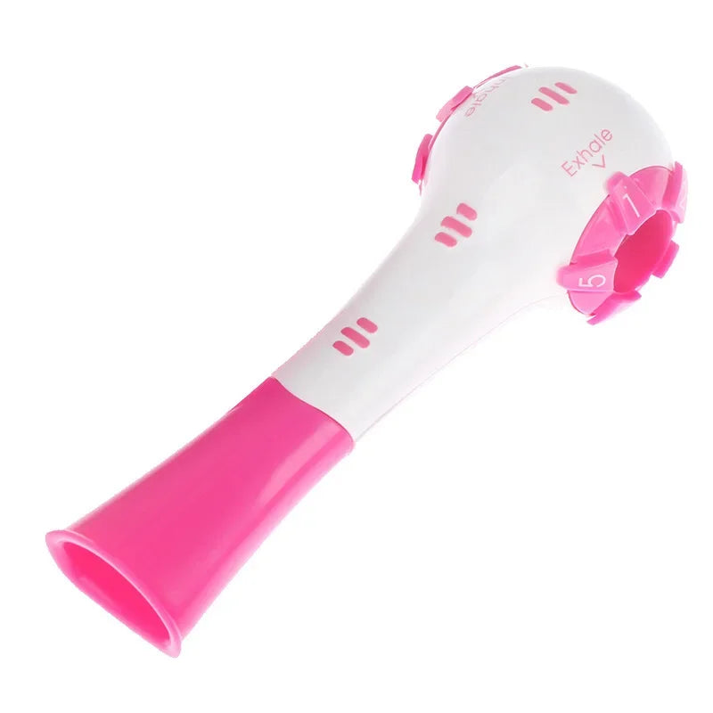 Breathing Trainer Adjustable Resistance Handheld Lung Expansion Training Tool Increase Lung Capacity Running Abdominal Exerciser