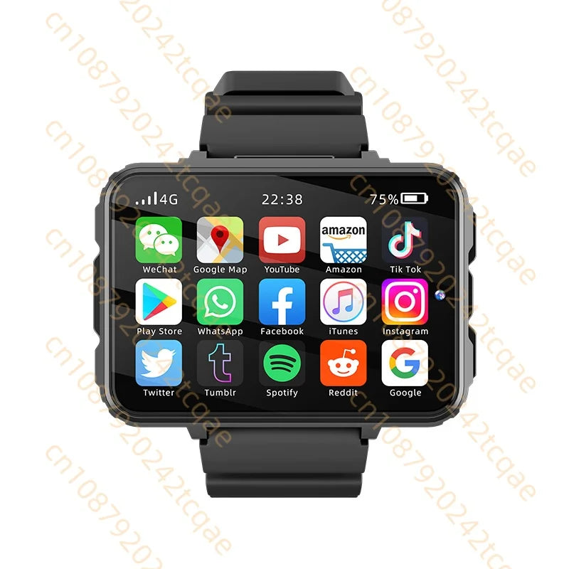 BIg Screen VP999 Smart Watch Android OS  Phone 1500 mAh Video Call 4G WiFi GPS APP Download Dual Camera Deepseek Smartwatch