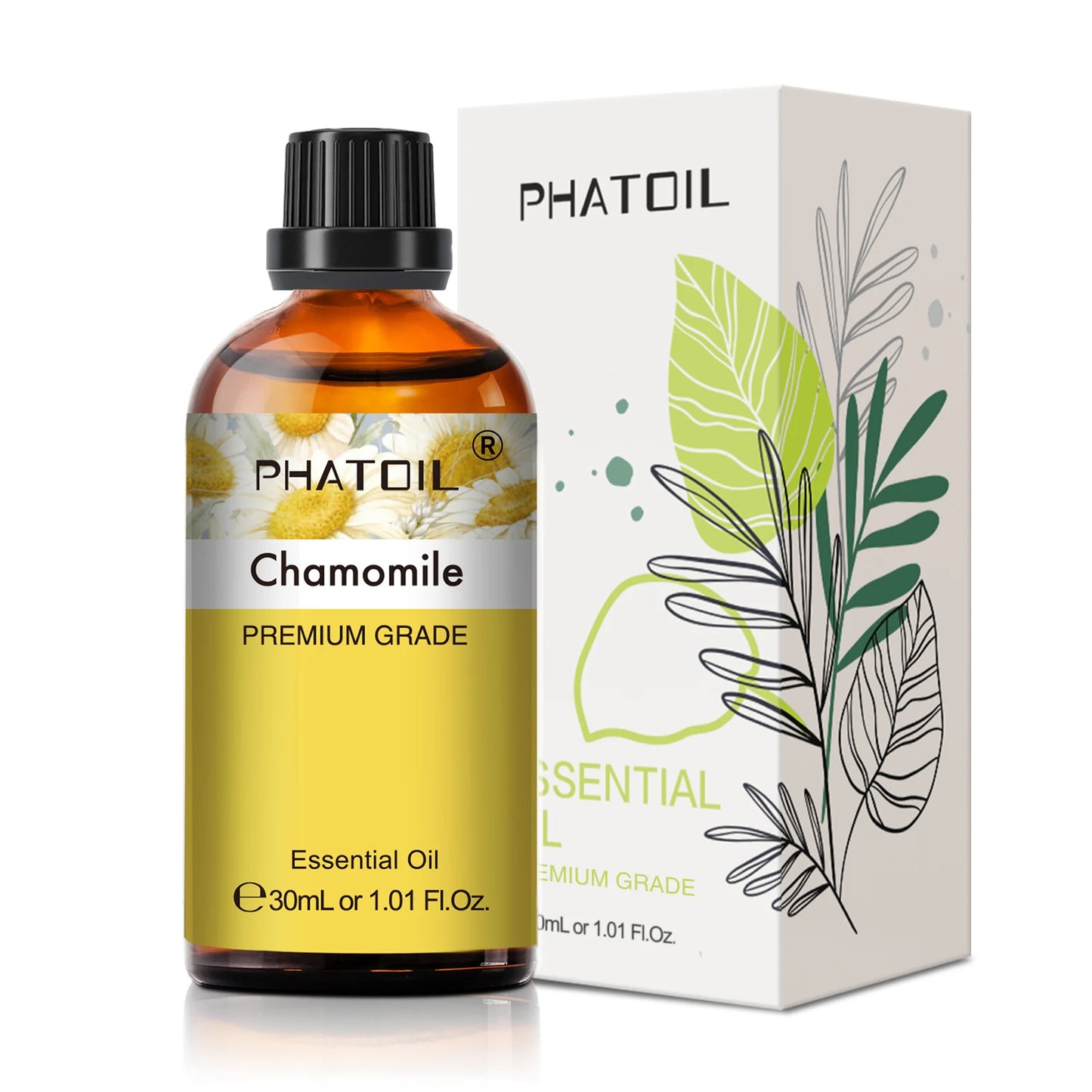 PHATOIL 1PCS Aromatherapy Essential Oil 30ml Lemon Eucalyptus Spearmint Australian Tea Tree Juniper Rose Aroma Essential Oils